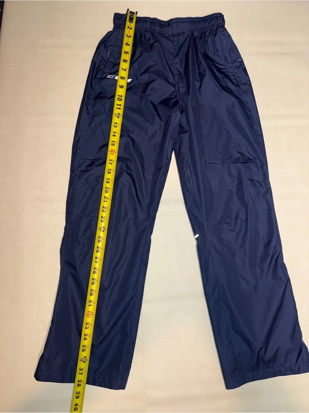 CCM Navy Athletic Joggers for Kids